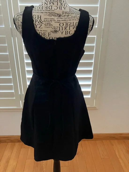 DAZY Solid A-Line Dress Without Tee, Casual Women Dress, BLACK, Size M - Picture 7 of 13